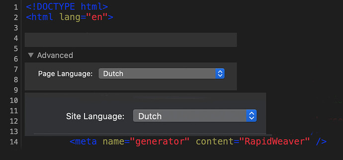 Language NL